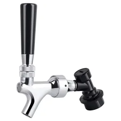 Deluxe Craft Beer Tap with Quick Disconnect Assembly and Chrome Beer Faucet (Beer tap)
