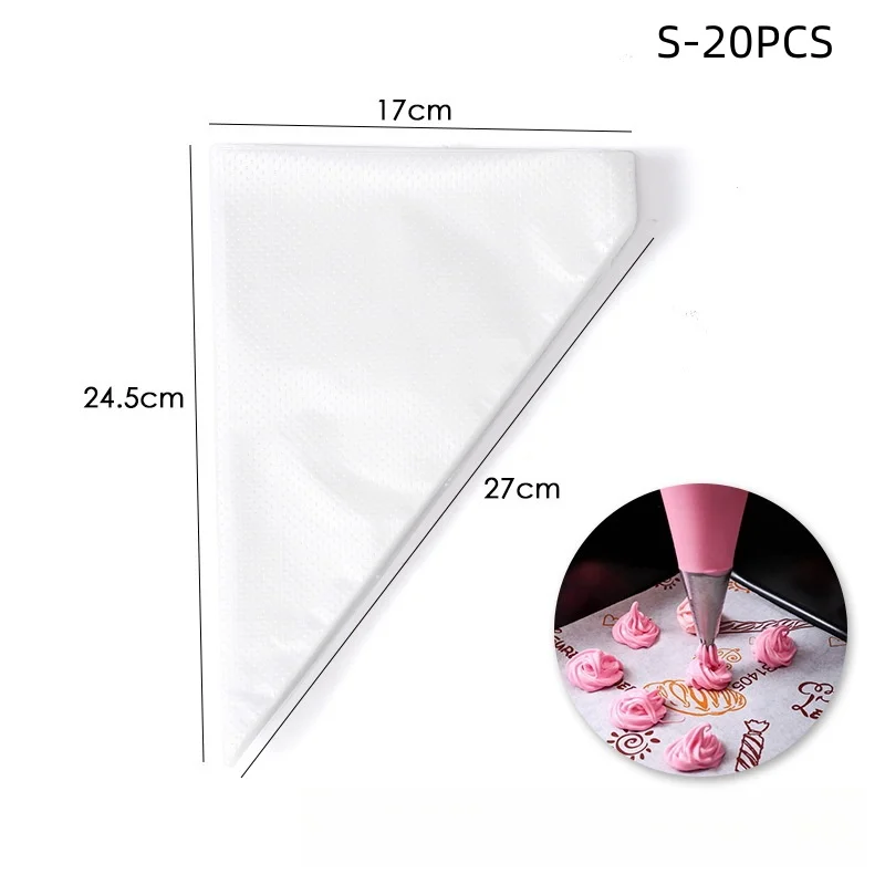 Disposable Piping Bags for Cake and Pastry Decorating