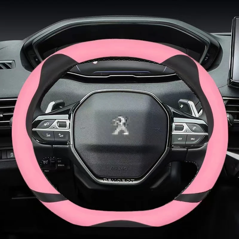 

Чехол на руль автомобиля, кожаный чехол для Peugeot 2008 2020, модель для Peugeot 4008, Peugeot 5008, новинка 508, аксессуары для Peugeot