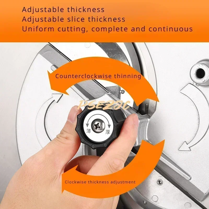 Multi Functional Stainless Steel Electric Manual Vegetable and Fruit Slicer for Household and Commercial Use