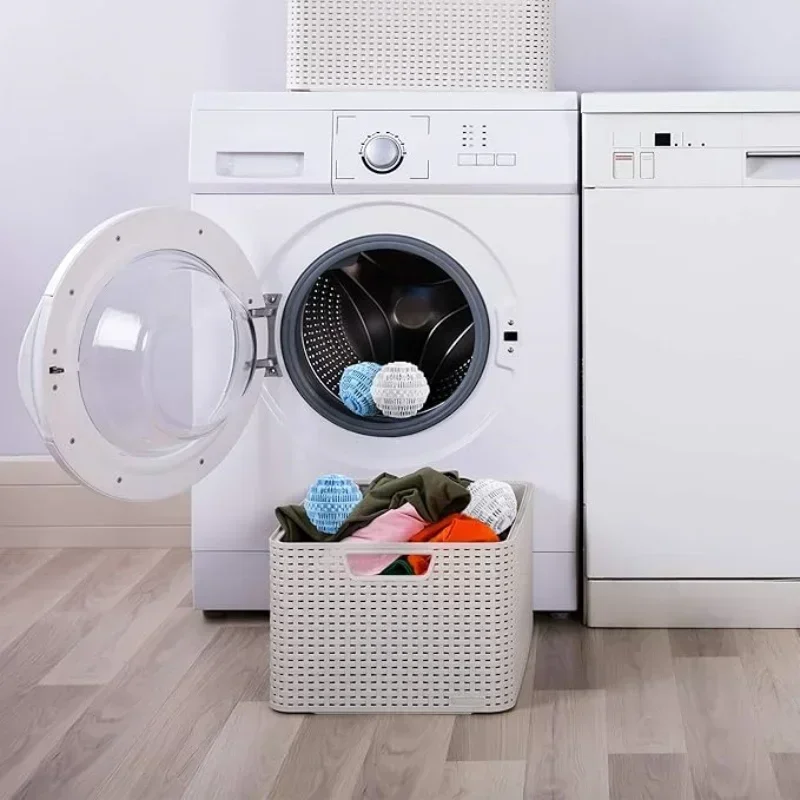Laundry Balls For Washing Machine Reusable Laundry Balls Portable Dryer No Damage Enhances Cleaning For Washing Machines