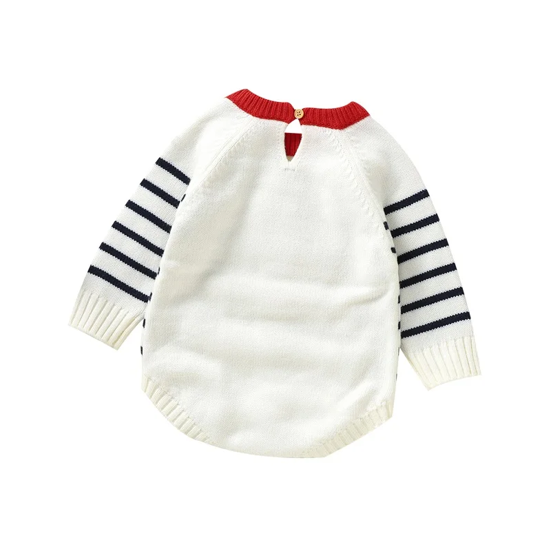 

Christmas Newborn Baby Boys Girls Sweater Long Sleeve Knit Romper Jumpsuit Pullover Top Fall Winter Warm Clothes