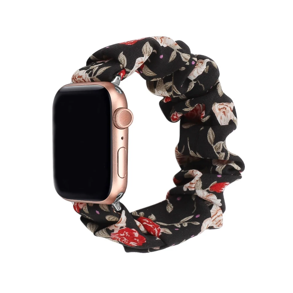 ตัวเลือกสินค้า Scrunchie น่ารัก ปรับยืดหยุ่น สำหรับ Apple Watch