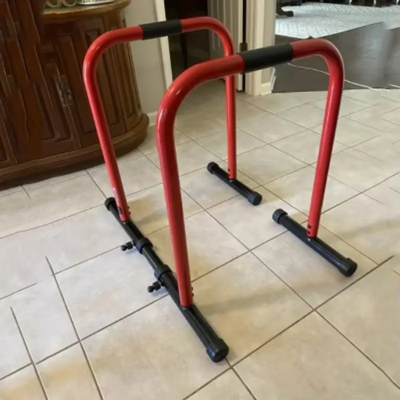 FDFIT Gym Fitness Gymnastics Adjustable Push up Stand Parallel Dip Bars