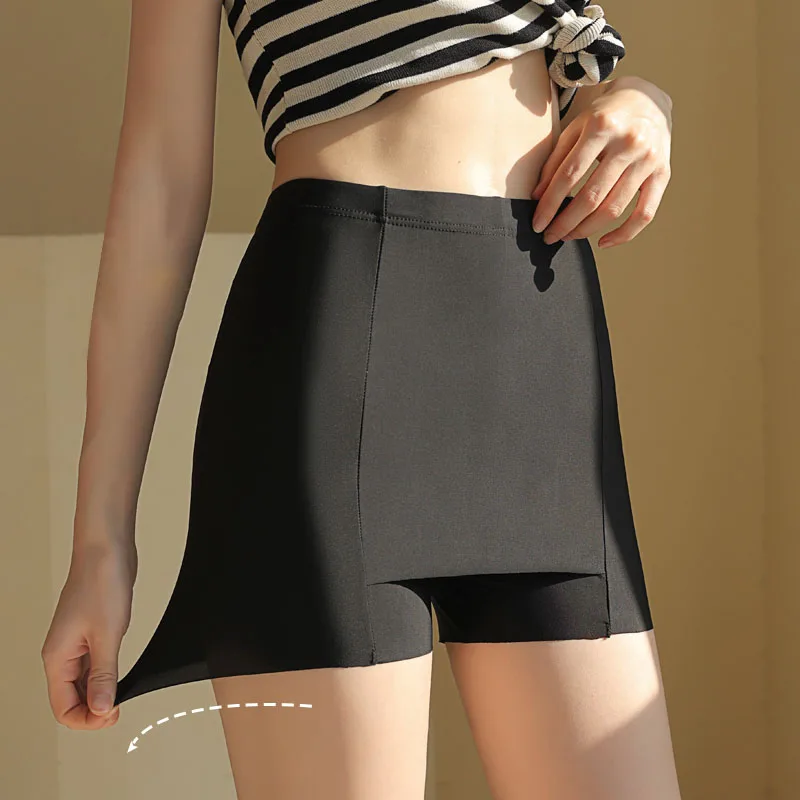 3PCS Women Safety Shorts Pants Seamless Nylon High Waist Panties Seamless Anti E - Foto 4