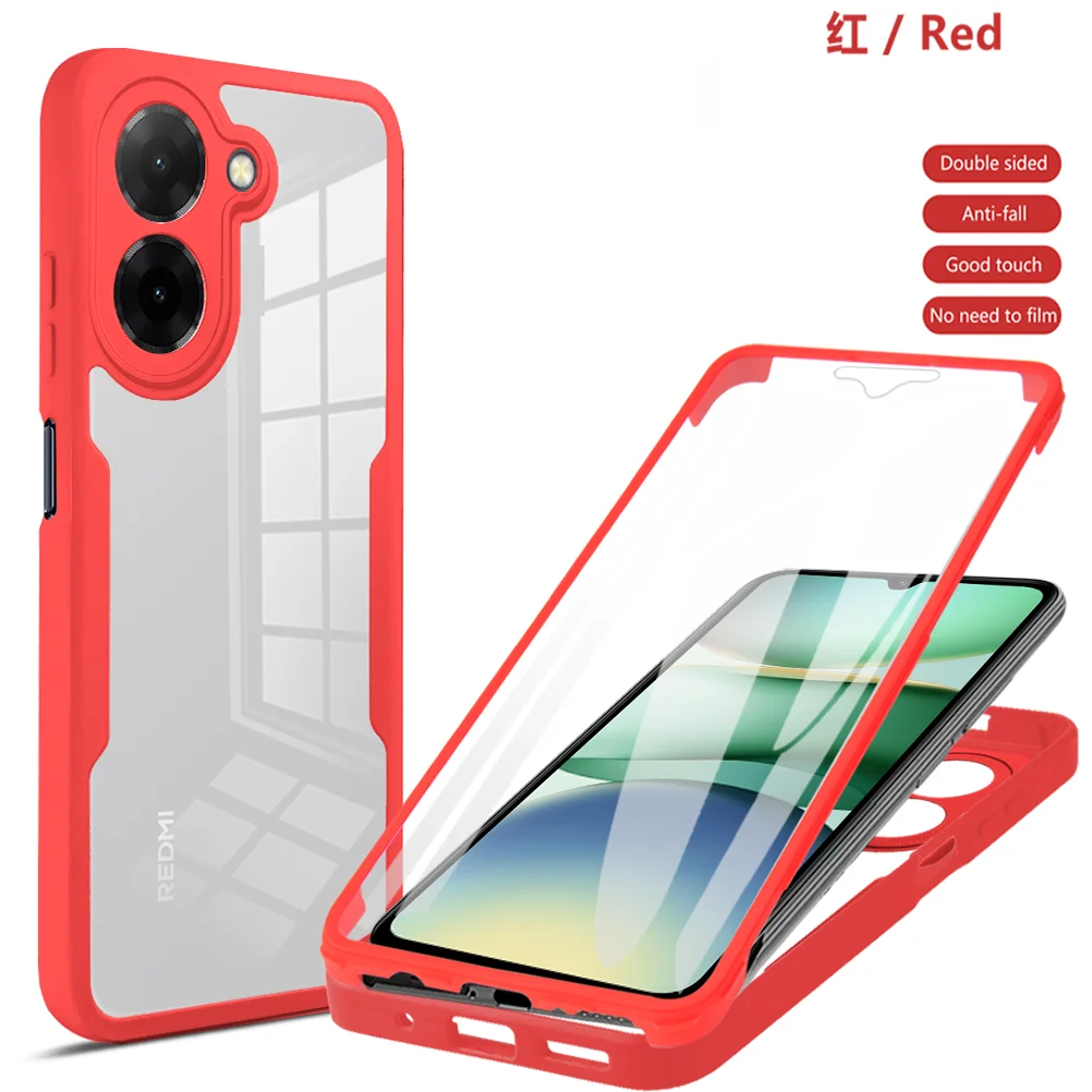 Full Body 360° Protective Phone Case with Double-Sided Cover