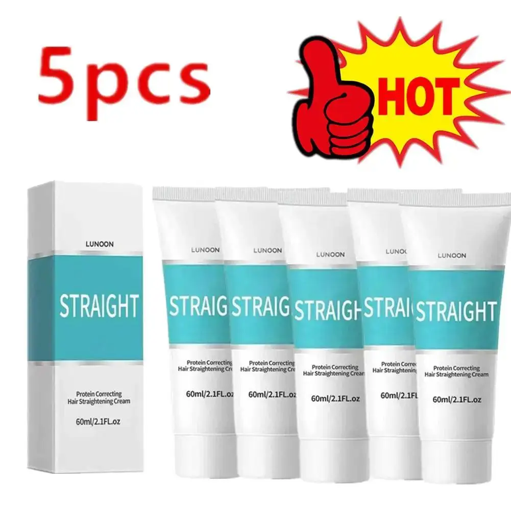 Protein Correction Hair Straight Cream Deep Repairing Damaged Hair Keratin Smoothing Split Ends Hair Care Cream With No Pulling mens zaful plain color straight leg casual pants l deep green