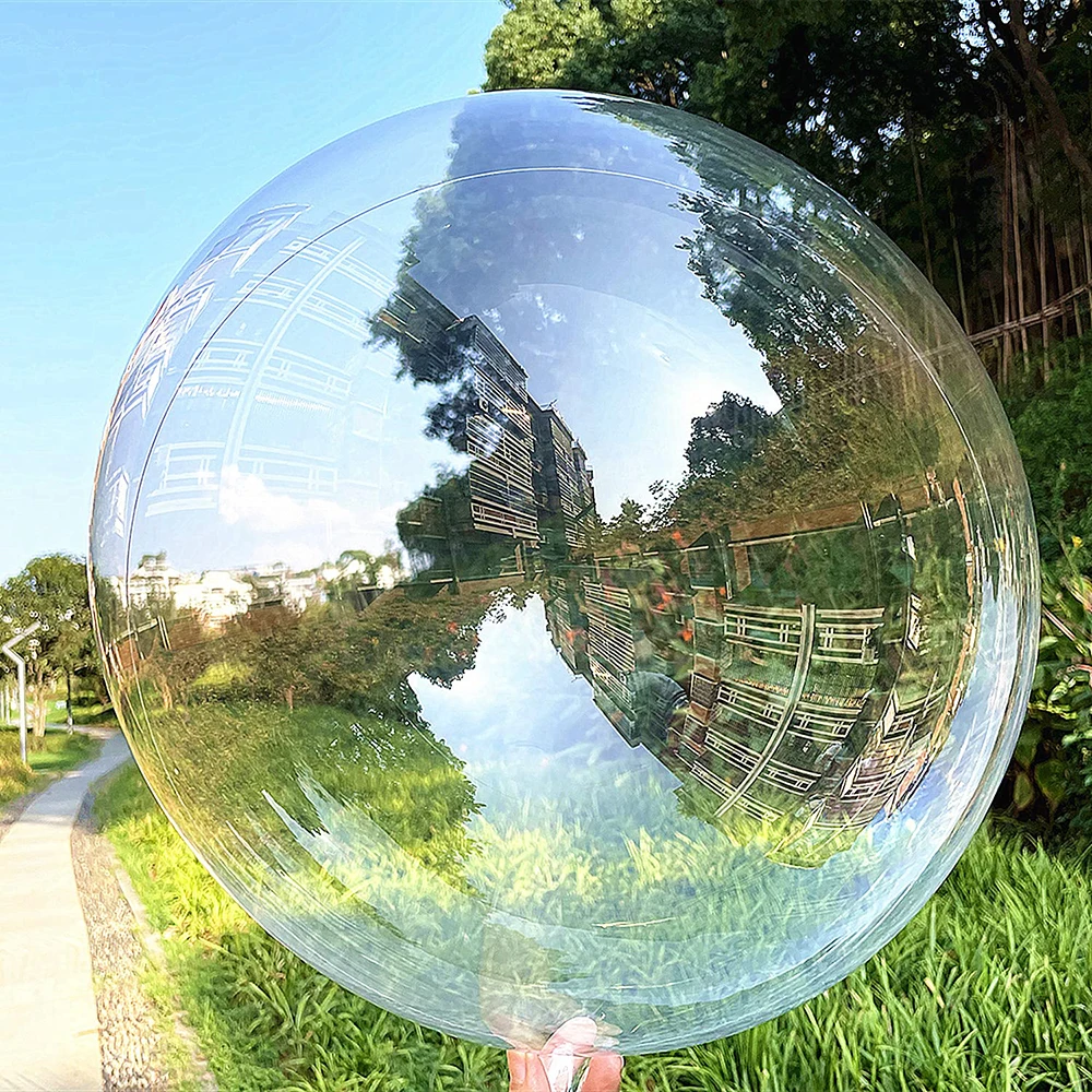 50Pcs Bobo Balloons Big Clear Trasparente Bubble Baloons Led Light Up Ballons Per Evento Di Nozze Baby Shower Diy Party Decoraiotn
