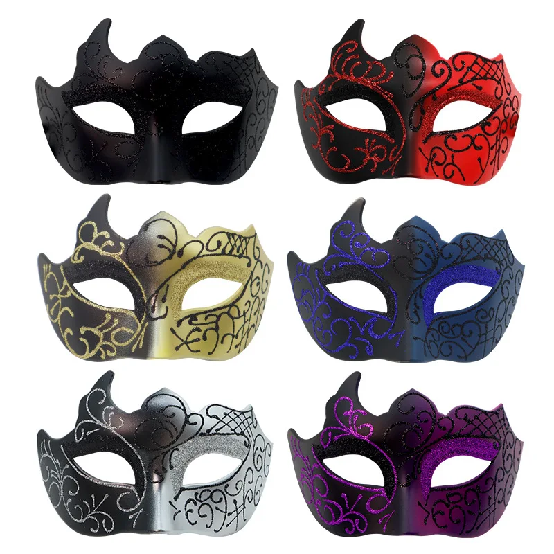 2PCS Paar Masken Sexy Gemalt Maskerade Venedig Feder Blume Party Halbe Gesicht Abdeckung Hochzeit Karneval Leistung Kostüm Prom – Detail 8