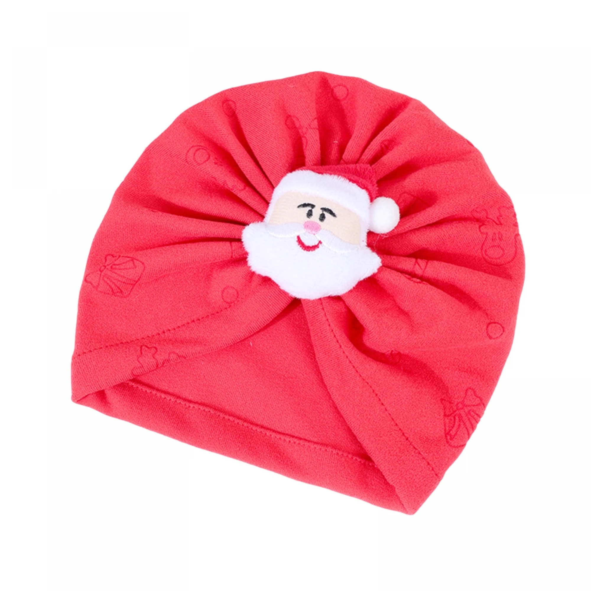 Adorable Reindeer Knit Baby Turban Hats Festive Winter Soft Elastic Beanie Casual Infant Cap for Girls Boys Christmas Gift