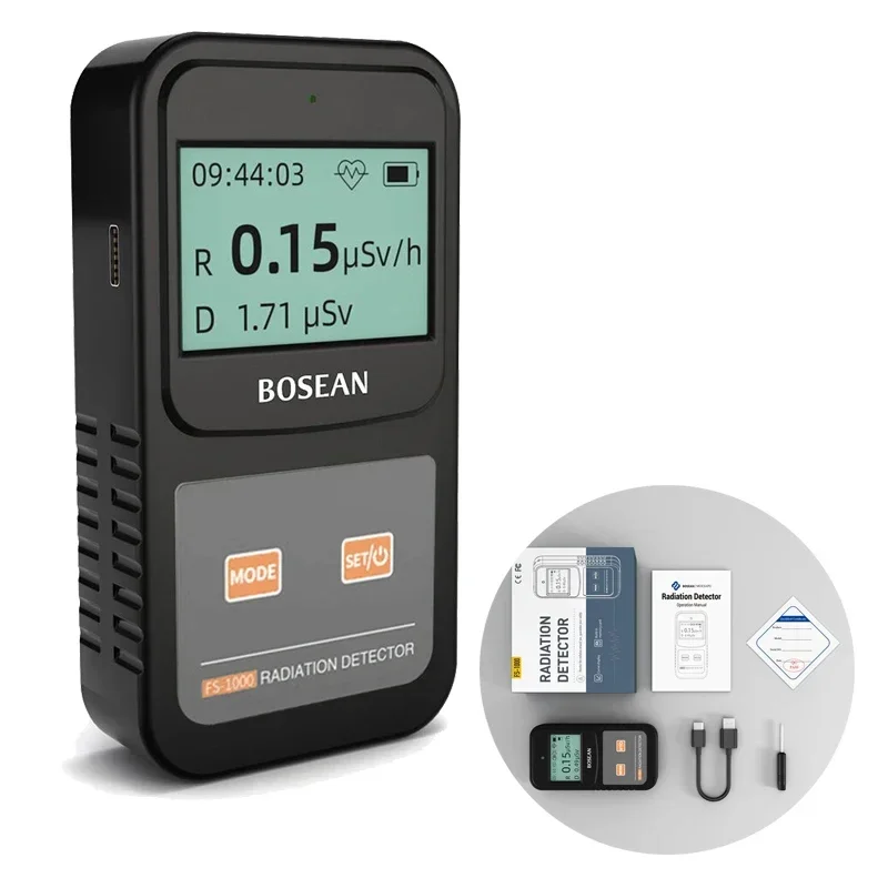 

FS-1000/FS-600 Geiger counter Nuclear Radiation Detector X-ray Beta Gamma Detector Geiger Radioactivity detector for Hospital