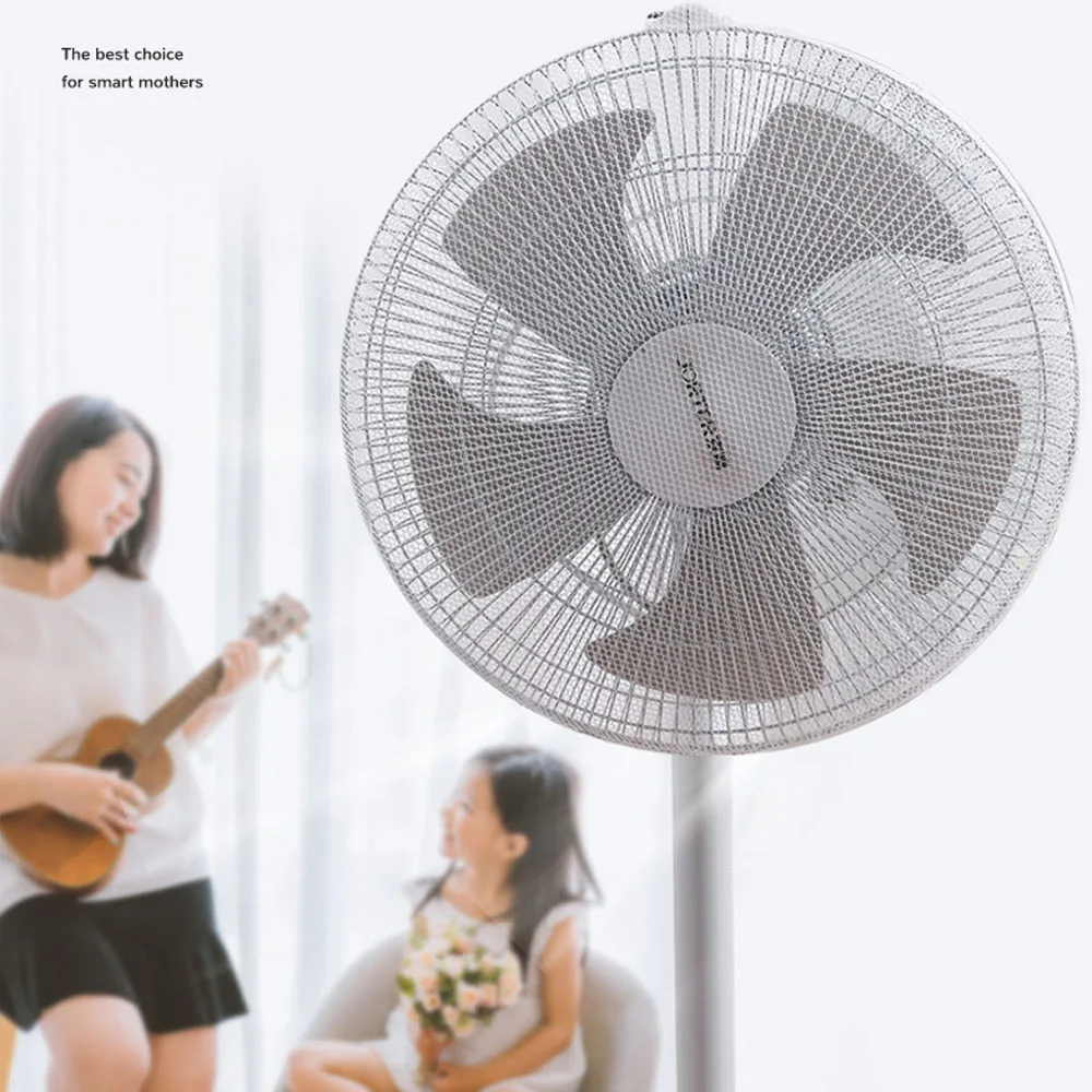 Fan Cover Round Electric Fan Anti-pinching Finger Protector Protective Cover Safety Mesh Net Dust Cover Children Guard Net Bag