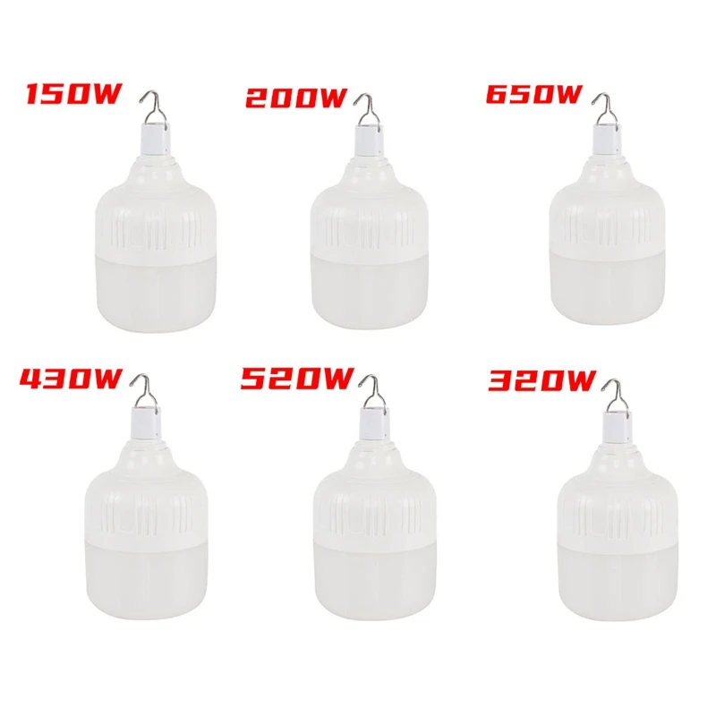 

Camping Light Emergency Flashlight 5 Lighting Modes LED USB Rechargeable Night Fishing Equipment