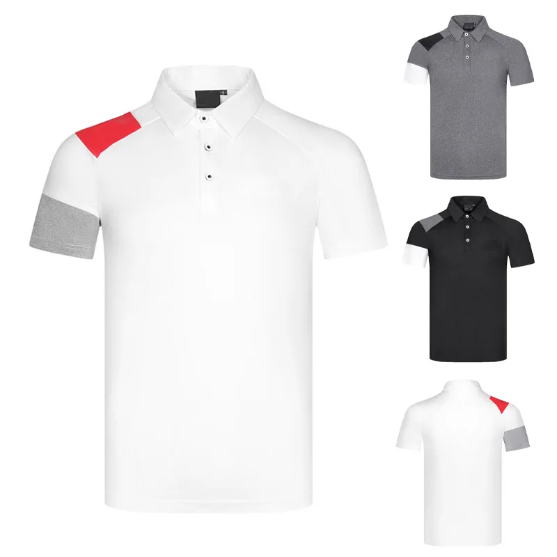 

2024 new Summer Golf wear brand men's Outdoor Sports Quick Drying Short sleeved Polo Shirt Golf Clothing men's T-shirt