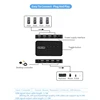 USB KVM Switch Adapter 2 Input 4 Output USB Switch KVM Switcher Printer Sharer For Computer Keyboard Mouse Sharer Controller 5