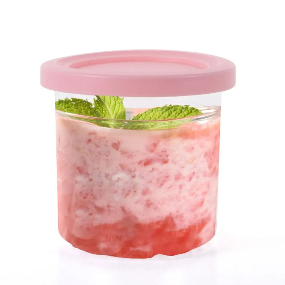 Ice Cream Containers with Lids 1/2/4pcs for Ninja Creami Pints Nc301 Nc300 Nc299amz Maker