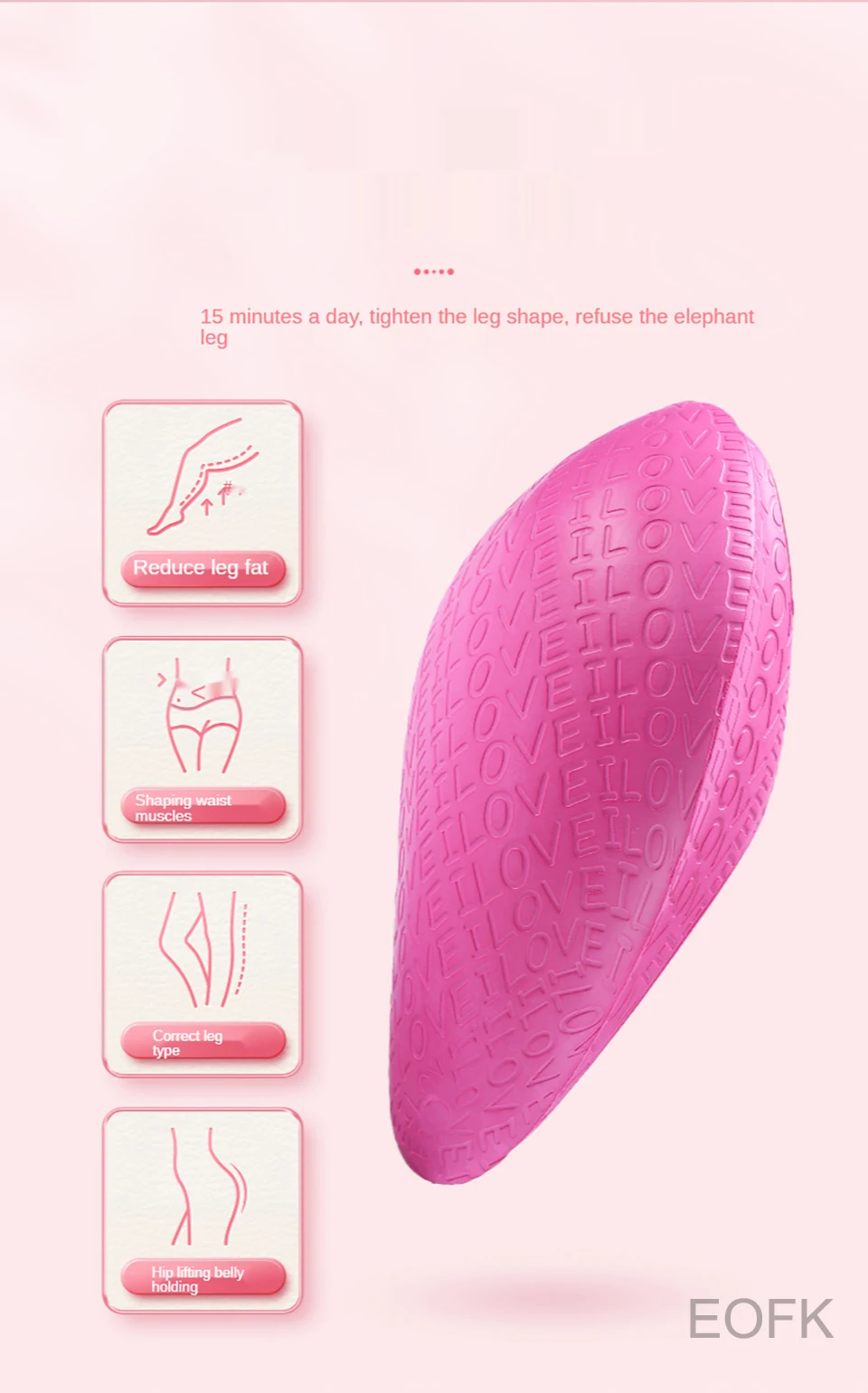 Description Picture 4 of itemWoman Sandal Artifact Leg Slimming Toning Shoes Hips Shaping Fitness Stretching Weight Loss Thick Balance Slippers Female Slides