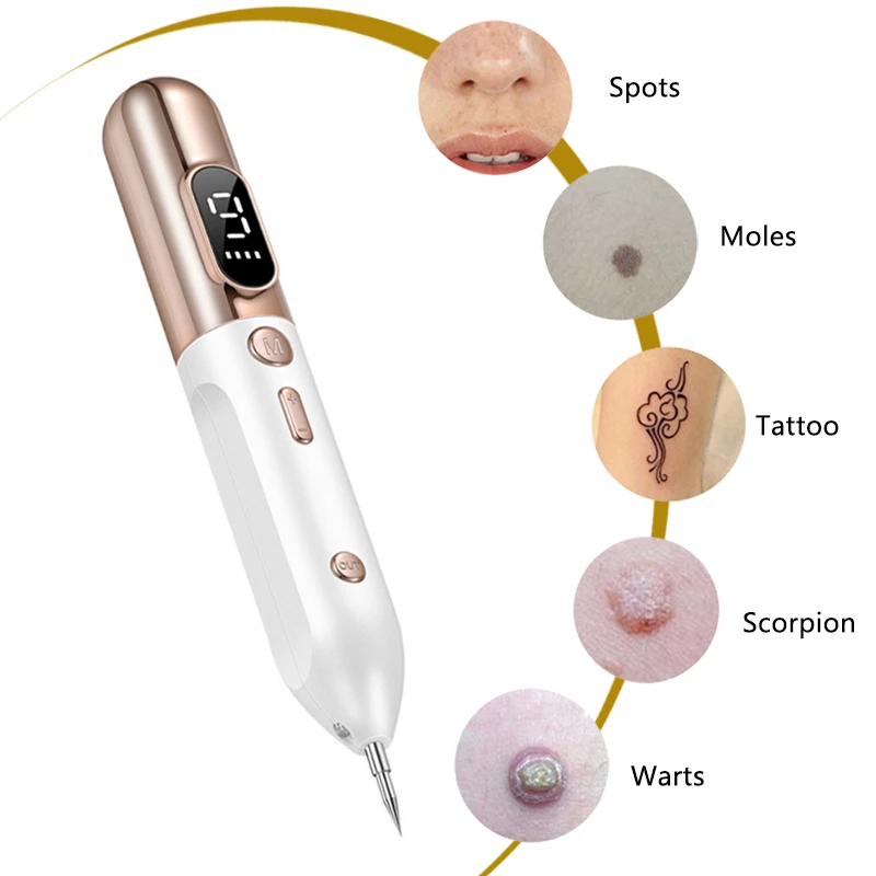 La Più Recente Penna Al Plasma Laser Mole Tattoo Freckle Wart Tag Removal Pen Rimozione Macchie Scure Per Il Viso Lcd Strumenti Per La Cura Della Pell
