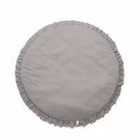 Thicken Washable  Kids Crawling Cushion, Solid Round Play Mat, Room Decor Floor Rug  Crawling Mat Kids Playmat 1