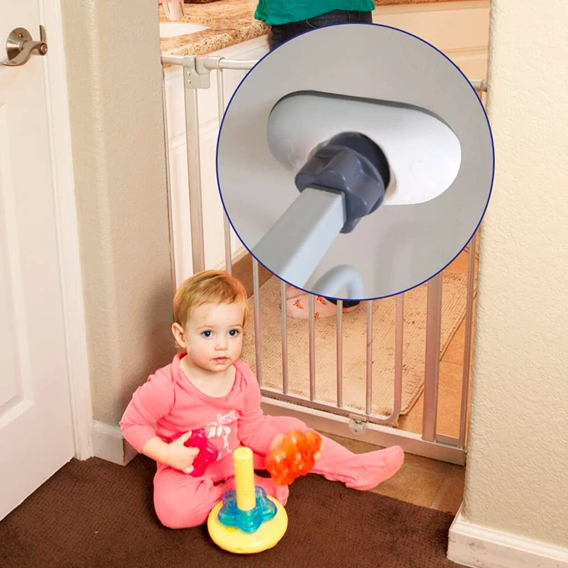 

Baby Gate Wall Guard Protector 4pcs Stair Gate Extension Wall Saver Pads For Pressure Mounted Gate Door Babies Pets Safety