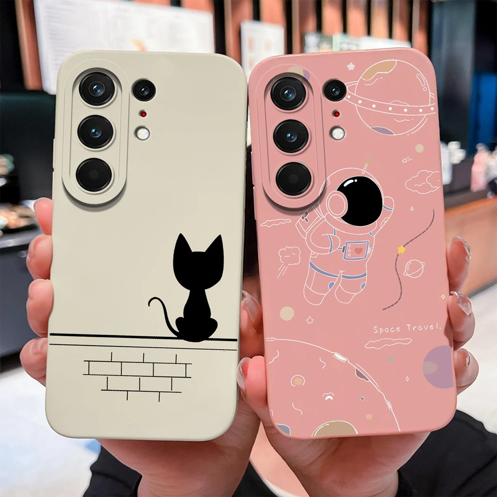 Abstract Line Art Print Liquid Silicone Shockproof Case with Camera Protection
