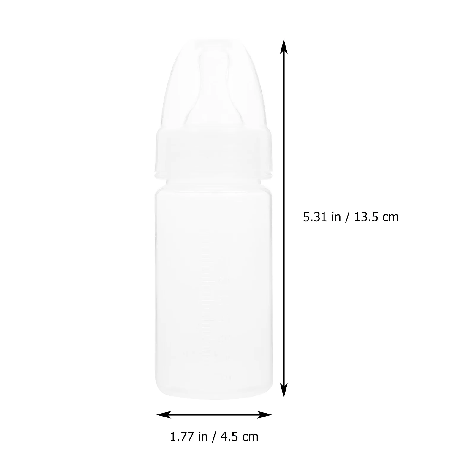 5 Pcs Disposable Baby Bottles Once Off Newborn Milk Feeding Helpers Powder Bottles Mother Kids Bottle Feeding Supplies Clear
