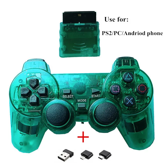 2.4G wireless Controller For PS2 Gamepad For PS2 Wireless Joystick For PS2 PC Andriod phone  game controller 