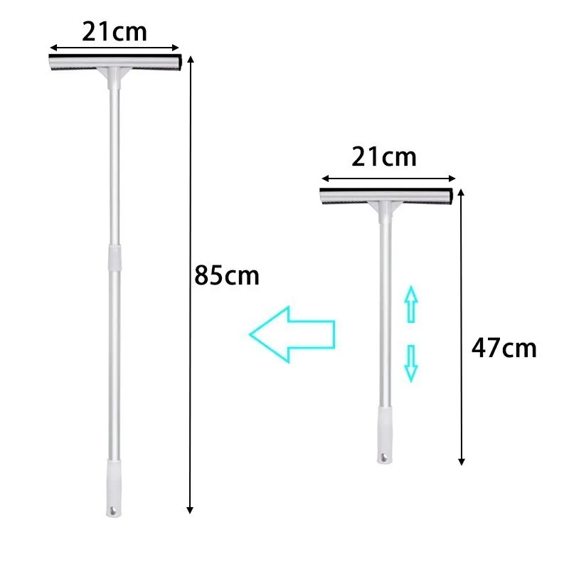 Window Cleaning Tool Glass Window Cleaning Double-Sided Window Cleaner Squeegee Bathroom Clean Scrapers Car Washing Brush Cleaner