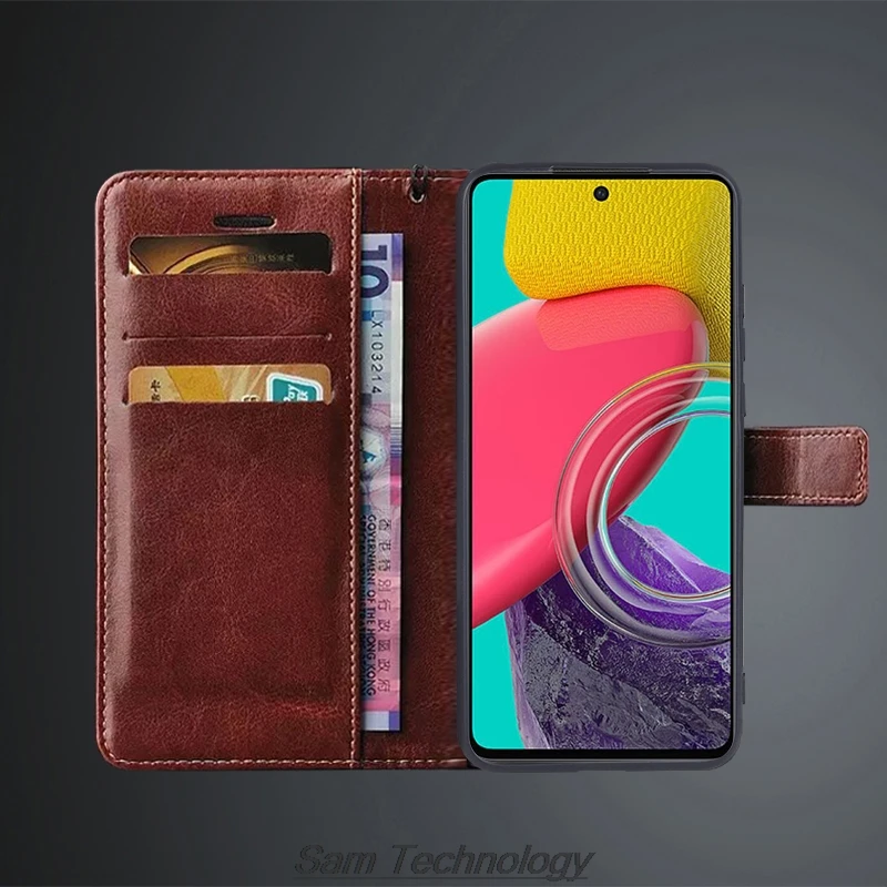Card Holder Cover Case for Samsung Galaxy Quantum3 Quantum 3 Pu Leather Flip Cover Retro Wallet Phone Case Business Fundas Coque 4