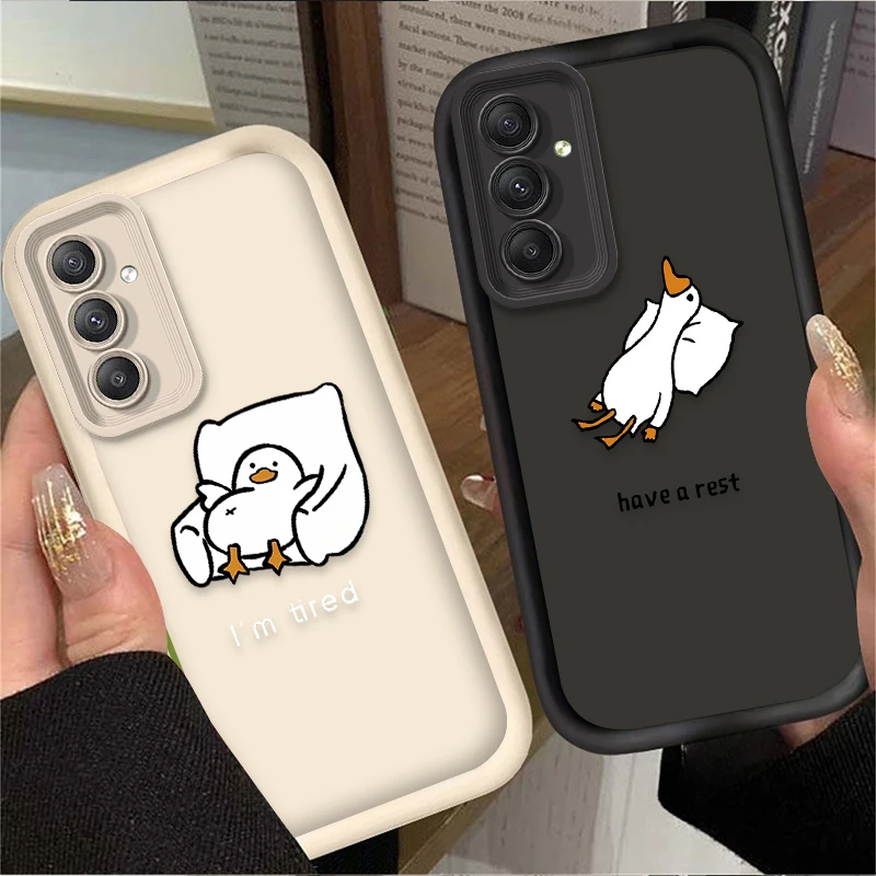 Lovely Cartoon Duck Soft Phone Case Cover