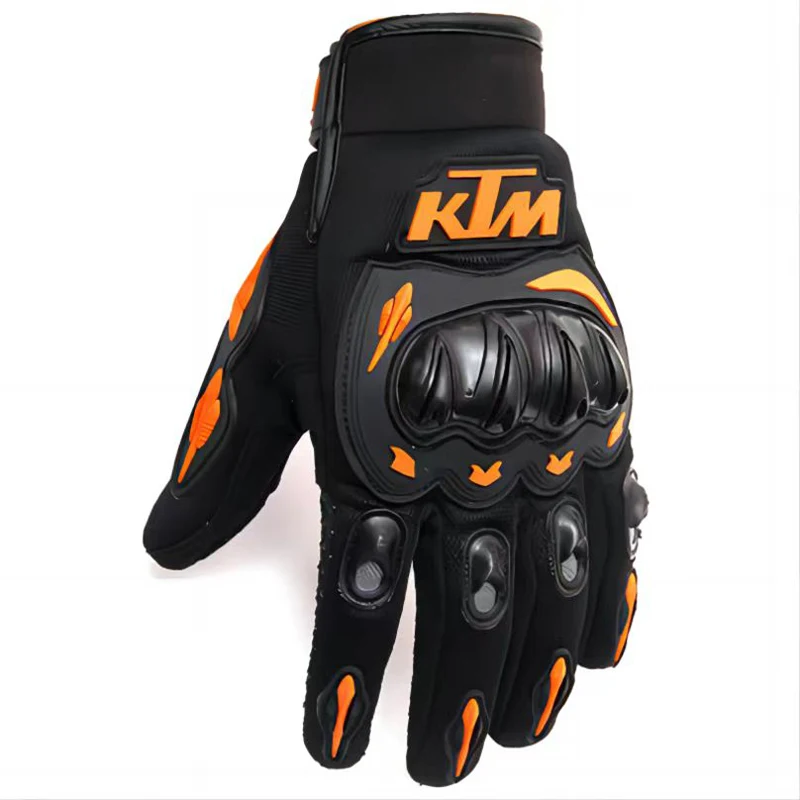 

Мотоциклетные термоперчатки с черепом Guantes, Водонепроницаемые кожаные Нескользящие митенки с закрытыми пальцами для сенсорных экранов, для езды на мотоцикле