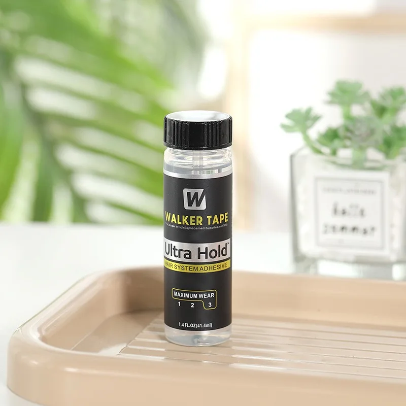 Detaljer af flaske med lace lim