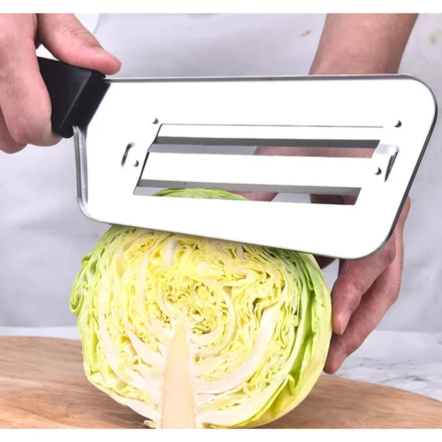 Trancheuse à chou en acier inoxydable, trancheuse à chou multifonctionnelle avec poignée, adaptée pour trancher le chou et les légumes 1