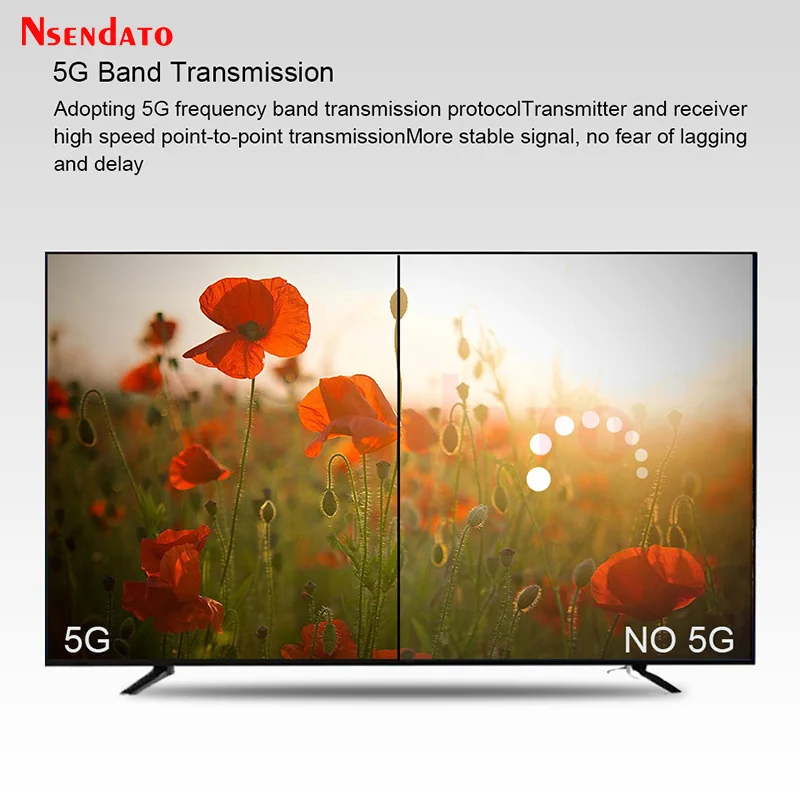 HDMI Wireless Extender 50M 1 to 4 Wirelees HDMI Video AudioTransmitter Receiver Share Screen Display TV Dongle Adapter for TV PC