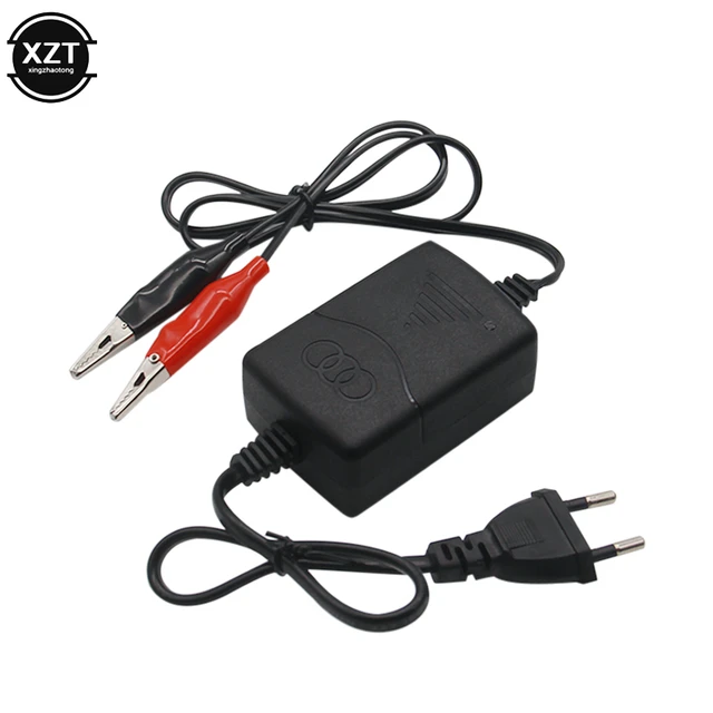 EU UNS Stecker Universal Smart Batterie Ladegerät 12V 1300mA  Wiederaufladbare Versiegelte Blei Batterie Ladegerät Für Auto Lkw Motorrad  - AliExpress