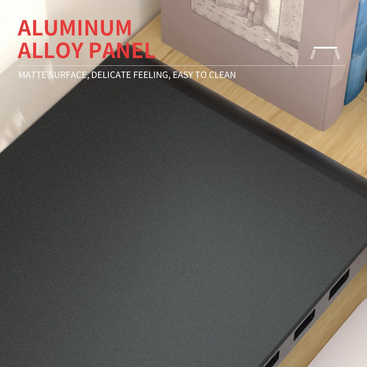 Alumínio Alloy Monitor Stand Riser Portas Usb 3.0 Robusto Computador Desktop Laptop Desk Support - Imagem 3