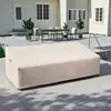 New Beige 600D Outdoor Sofa Chair Cover with Handle Garden Waterproof Wind-Proof Anti-UV Against dust Rain Snow Protection Cover 5