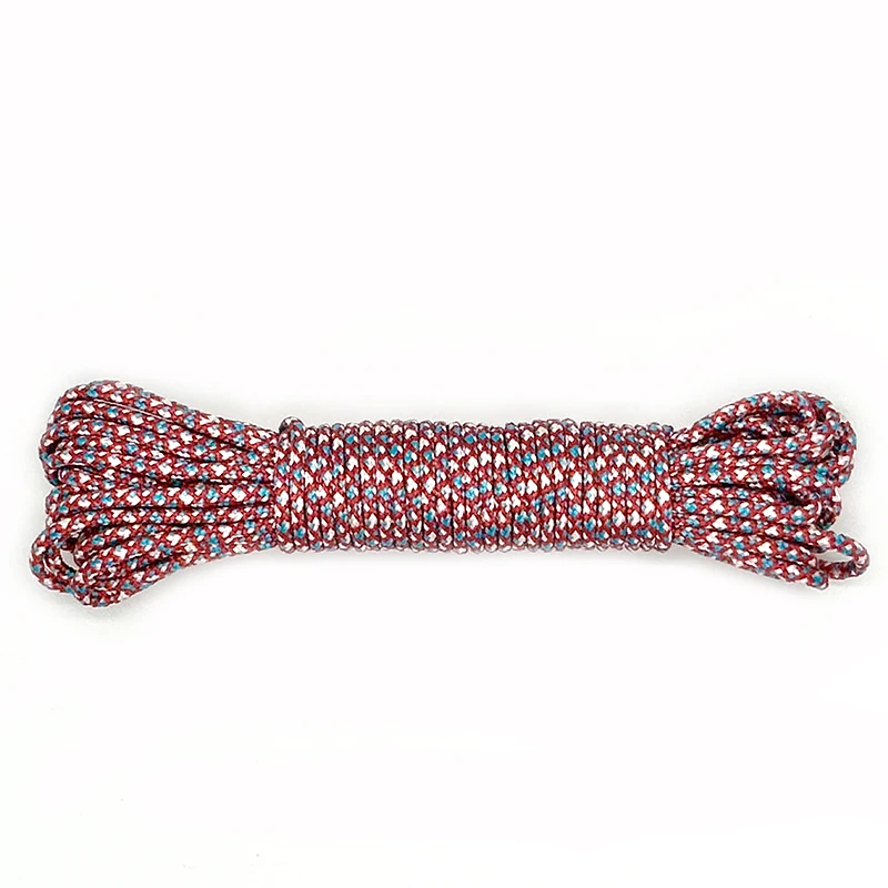 Paracord 2mm 한 스탠드 코어 Paracord 로프 Cuerda Escalada Paracorde 팔찌 쥬얼리 용 Paracord 코드 Mix-Color 만들기