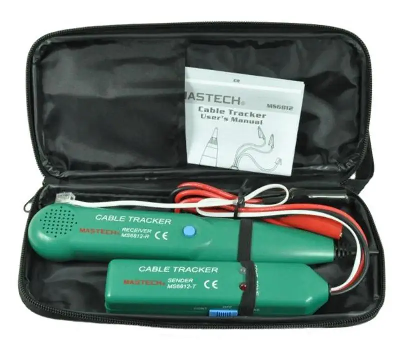 MS6812 Cable Tracker Tester Professional Line LAN detector UTP STP Telephone Wire Tracer Breakpoint location Diagnose Tone 6