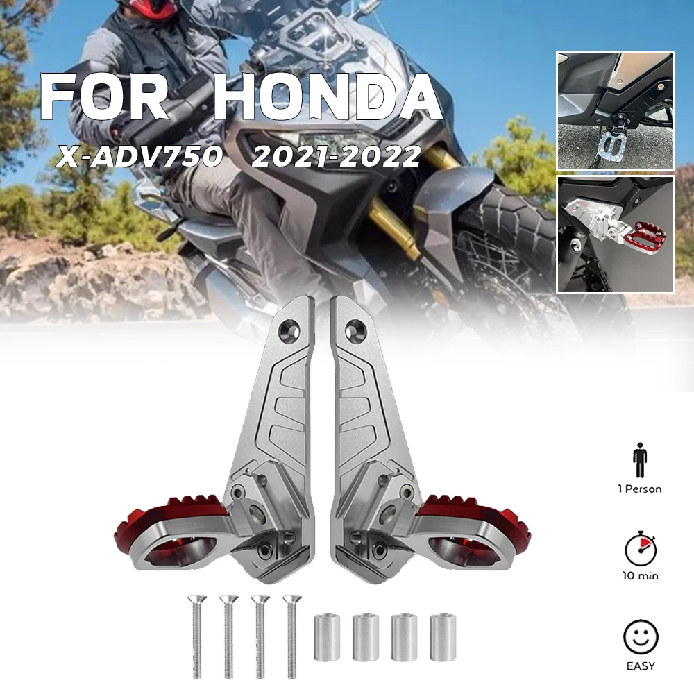 Per Honda X-Adv 750 Xadv 750 X Adv 750 X-Adv 750 2021 Accessori Moto Pieghevole Pedane Posteriori Poggiapiedi Pedale Passeggero