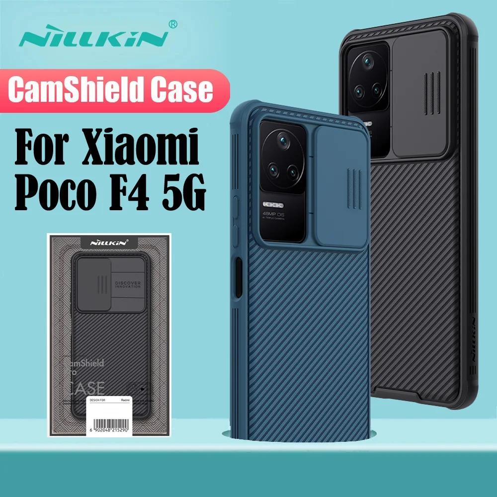 

Чехол NILLKIN для Xiaomi Poco F4 5G, чехол CamShield Pro, слайд-камера, крышка объектива, защита конфиденциальности, задняя крышка телефона для Poco F4 5G