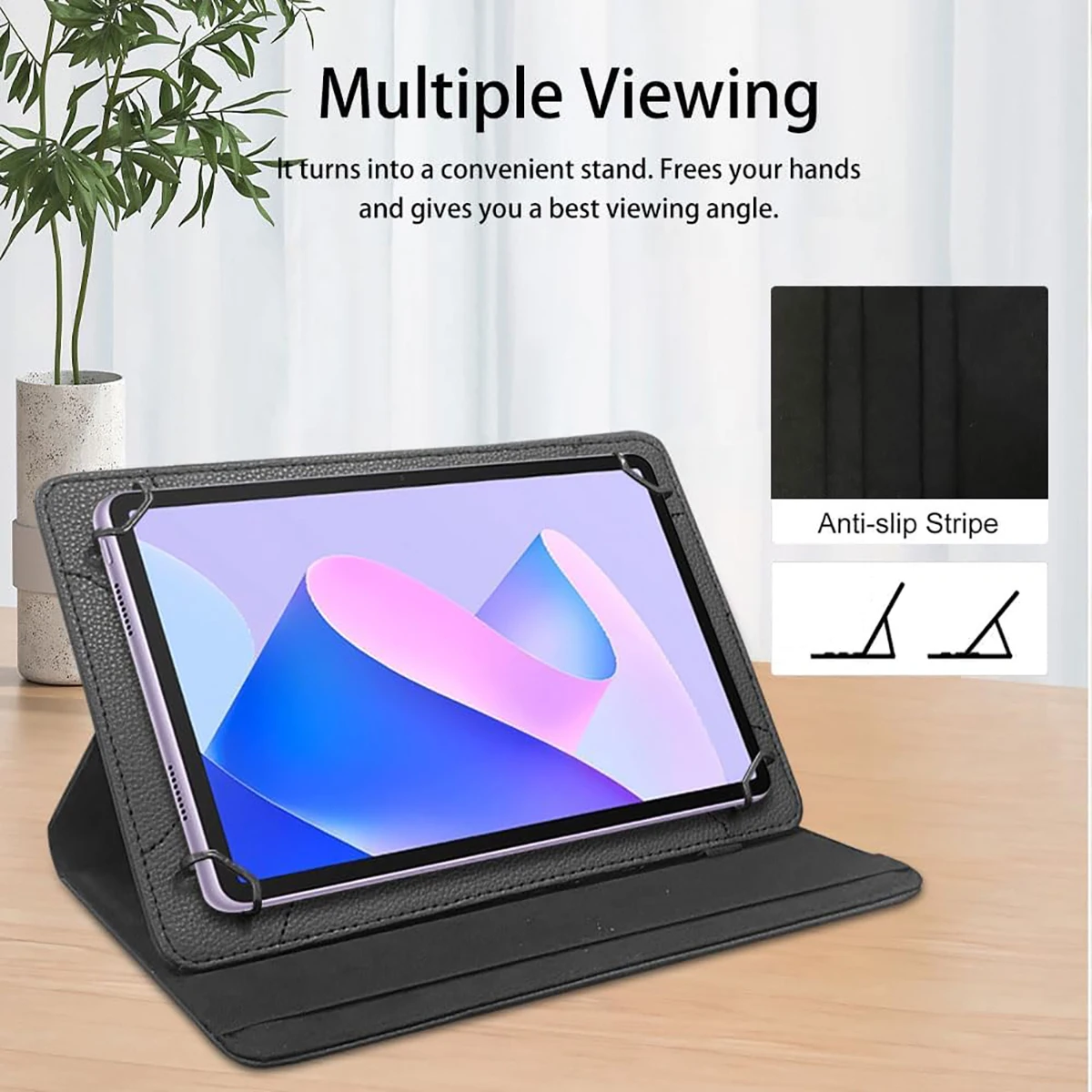 Elegant 360° Rotating Leather Tablet Case for 7.9-10.2 Inch Devices