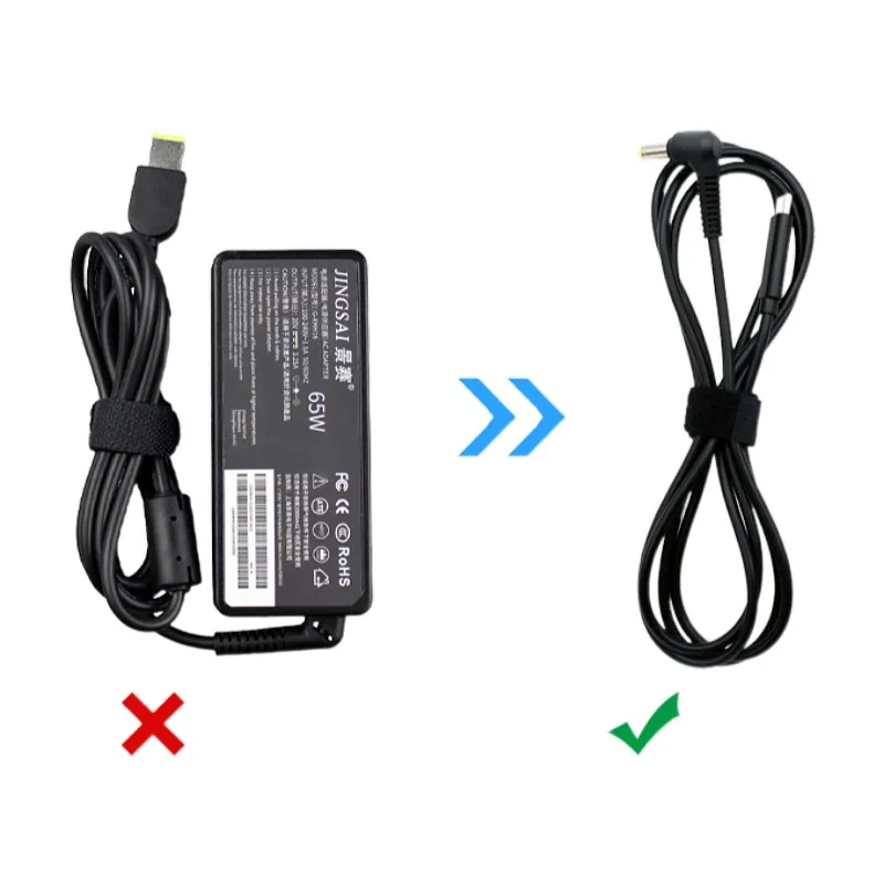 Usb tipo c pd Cabo de Carregamento Adaptador de Alimentação Conversor Jack 13 Plugues Macho para Lenovo Asus Dell hp Carregador Portátil - Imagem 2