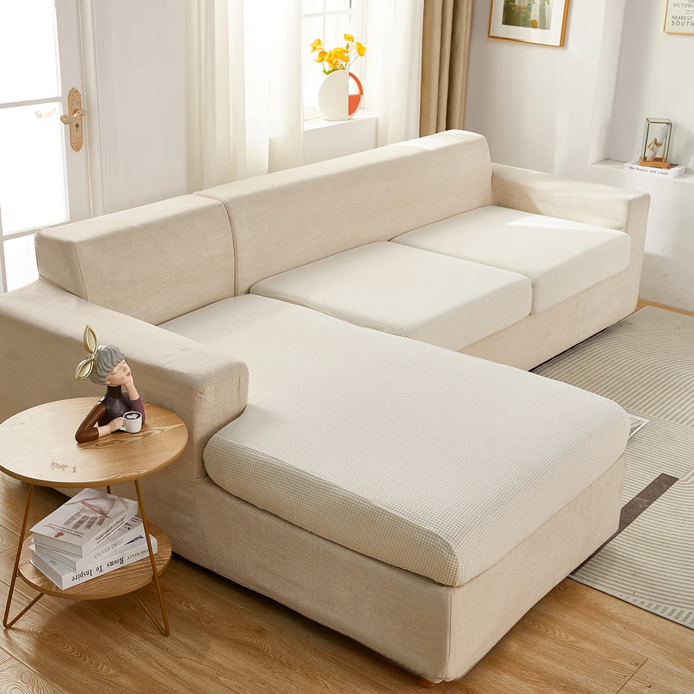 자카드 소재 두꺼운 엘라스틱 방수 소파 쿠션 커버, 거실 소파덮개, 가구 보호 덮개