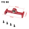 Aluminum Alloy 1/10 Transfer Case 70mm Width 5mm D-Shaped Shaft Metal For Axial Scx10 Upgrade Parts Rc Crawler Car Accessories 6