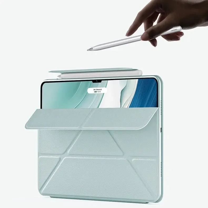 Premium Multi-Angle Folding Smart Flip PU Leather Tablet Cover