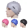 New Silicone Swimming Cap Unisex Flexible Waterproof Adult Waterdrop Swimming Head Cover Protect Ear Pool Bath Cap Badmuts 1