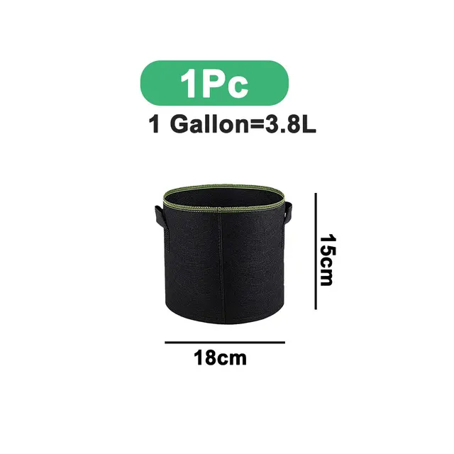 1x 1gallon(15x18cm)