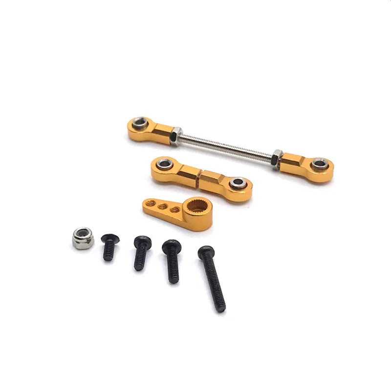 Upgrade Front Steering Link 28T Servo Arm For WLtoys 1/28 284131 K969 K979 K989 K999 P929 P939 RC01 MINI-Q MINI-Z RC Car Parts 6