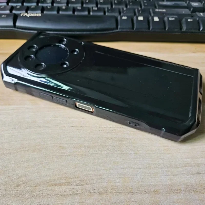 Custodia Doogee S110 + Pellicola Vetro Temperato, Cover Morbida In TPU Antiurdo Nero